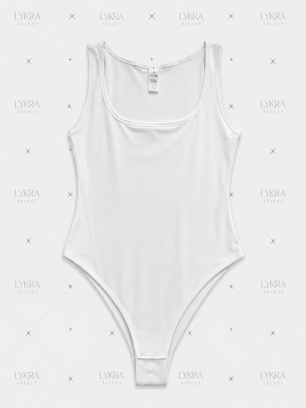 lululemon athletica White Scoop Neck Bodysuit XS